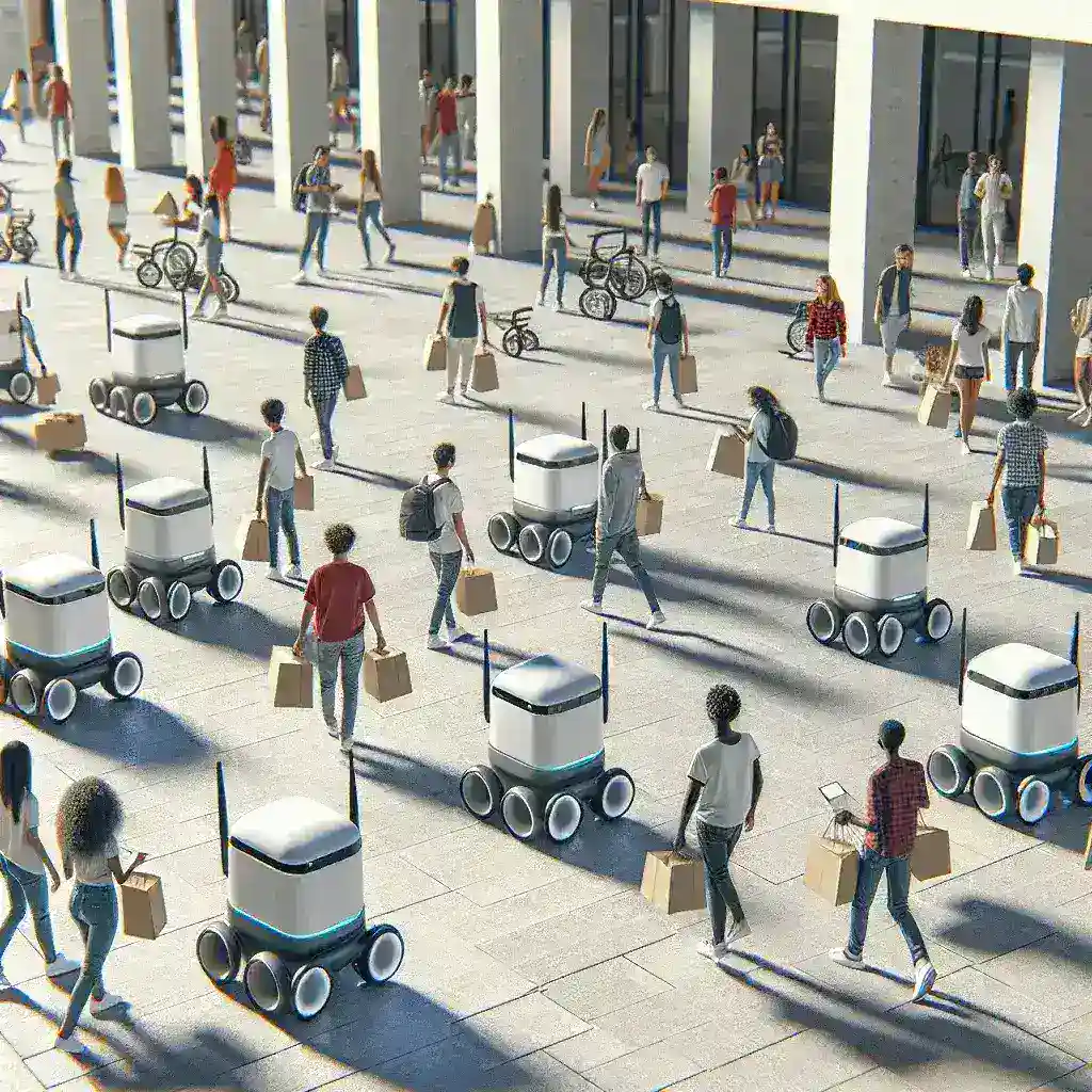 Brasil amplia testes de robôs entregadores em campus universitários